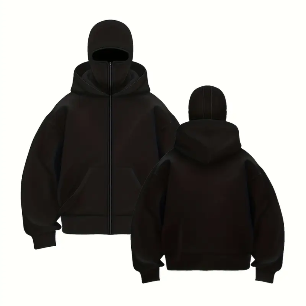 Kapuzenjacke mit Reißverschluss