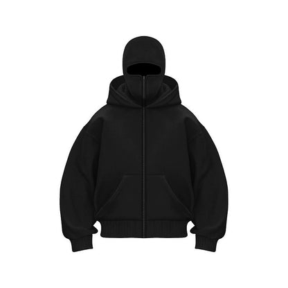 Kapuzenjacke mit Reißverschluss