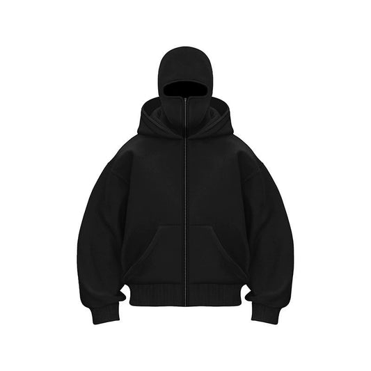 Kapuzenjacke mit Reißverschluss